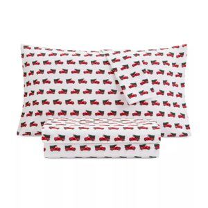 JESSICA SANDERS Holiday Printed Microfiber 3-piece Sheet Set, Twin